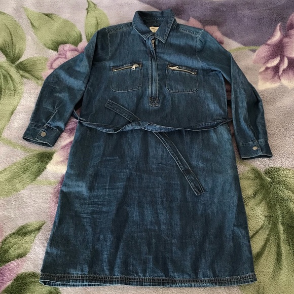 Gap Denim Utility Shirtdress Style:838544-00 - Picture 3 of 13